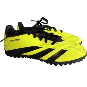Adidas Predator Youth Turf Soccer Cleats Size 3.5 Neon Yellow Black Shoes